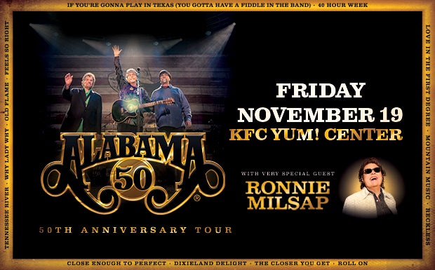 Alabama's 50th Anniversary Tour