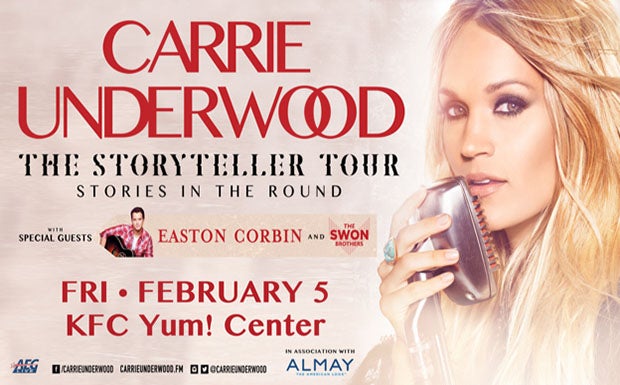 Carrie Underwood "The Storyteller Tour: Stories in the Round"