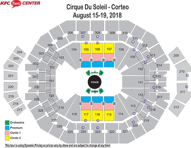 Target Center Cirque Du Soleil Seating Chart