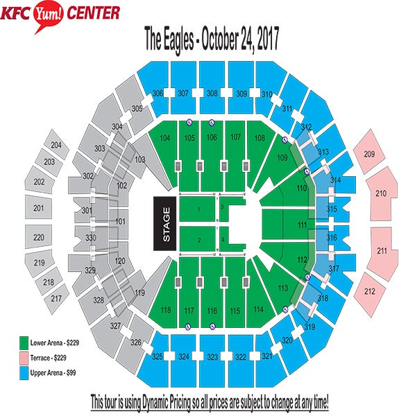 Eagles Concert Seating Chart