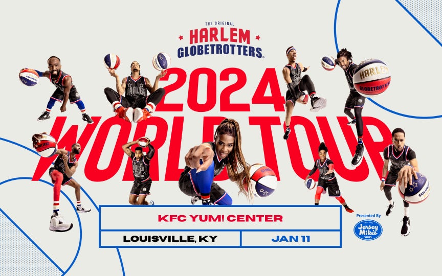 Harlem Globetrotters perform at KFC YUM! Center