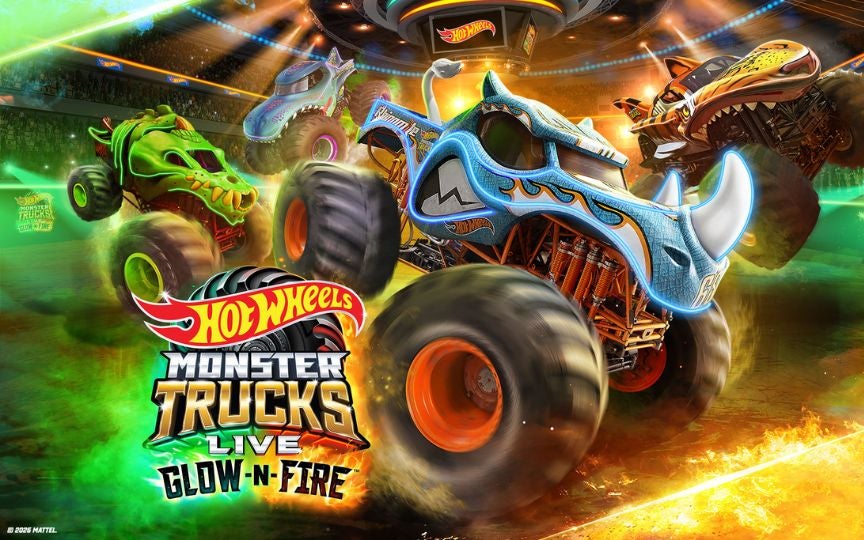 Hot Wheels Monster Trucks Live: Glow-N-Fire