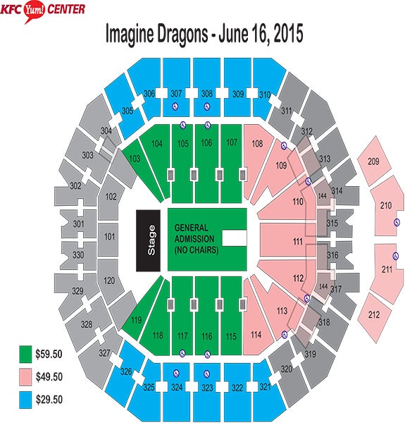 Dragons Seating Chart