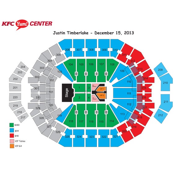 Square Garden Seating Chart Justin Timberlake