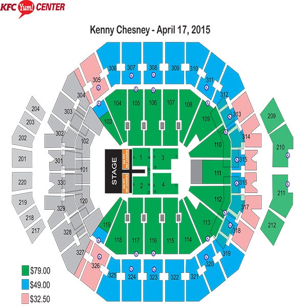 Kenny Chesney Pittsburgh Seating Chart