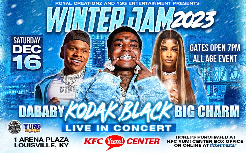 More Info for Kodak Black with DaBaby and Big Charm Take the Stage at the KFC Yum! Center Yum! Center on December 16