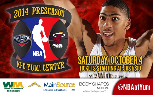 NBA Preseason Game: New Orleans Pelicans vs. Miami HEAT