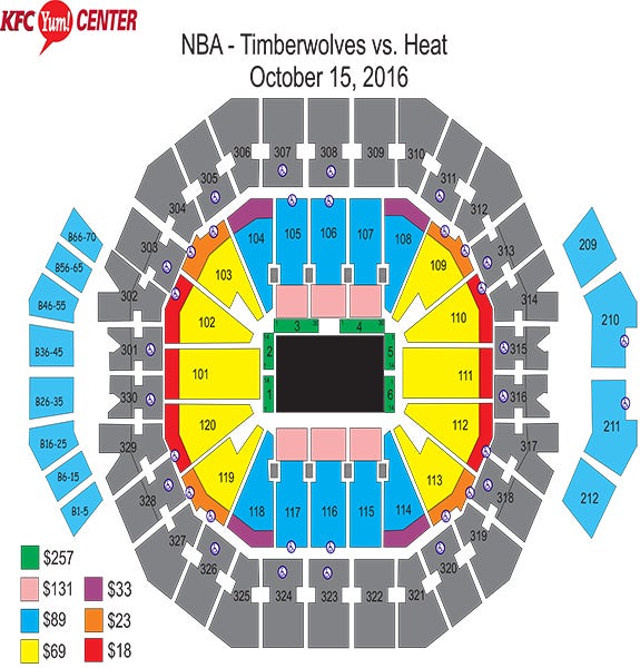 Minnesota Timberwolves Seating Chart View