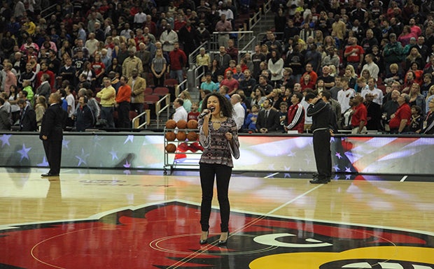 NBA Preseason Game National Anthem Singing Contest