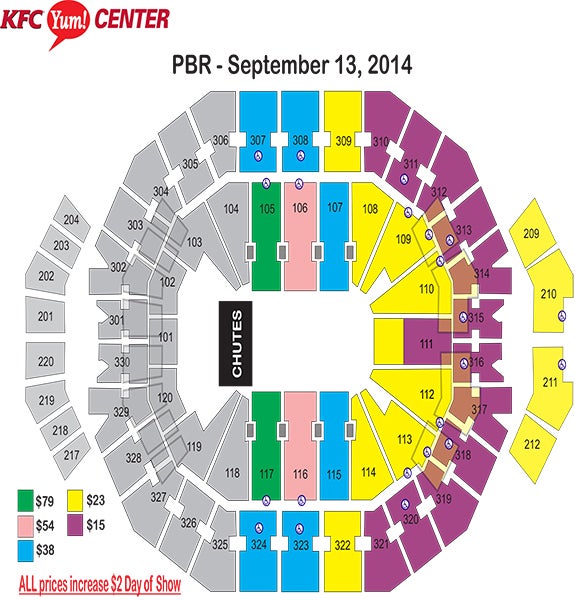 Pbr Seating Chart