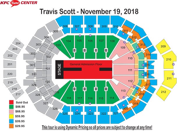 Square Garden Seating Chart Travis Scott