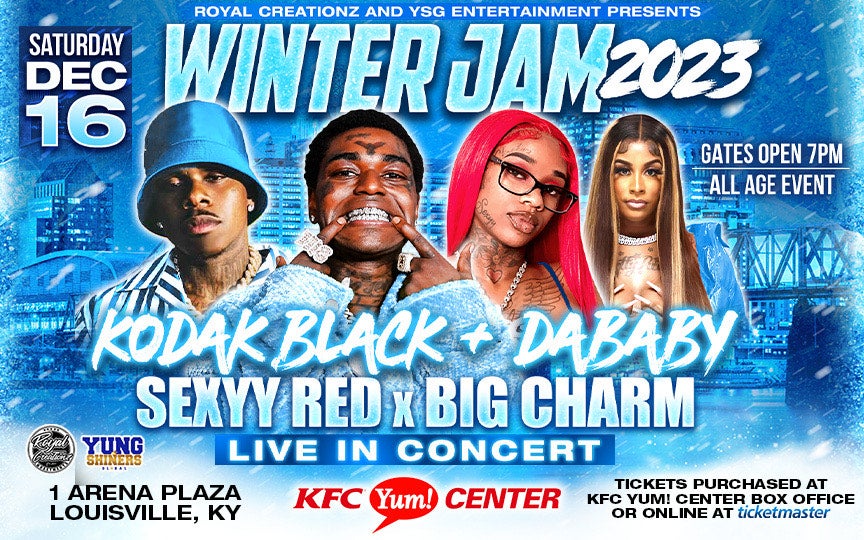 CANCELED- Kodak Black, DaBaby, Sexyy Red, & Big Charm | KFC Yum! Center