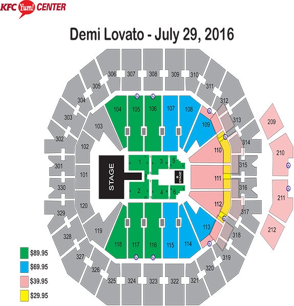 Honda Civic Center Seating Chart